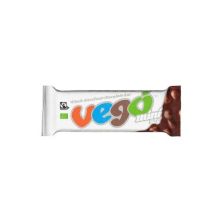 vego mini whole hazelnut chocolate bar - Bio - 65g