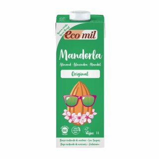 Ecomil Mandeldrink Original zuckerarm mit Agavendicksaft - Bio - 1l