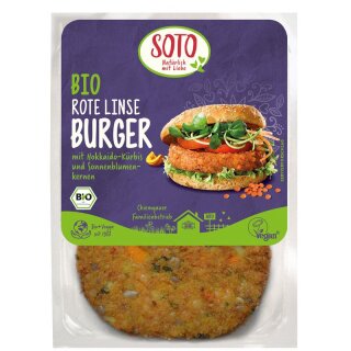 Soto Burger Gemüse rote Linse - Bio - 160g
